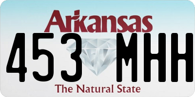 AR license plate 453MHH