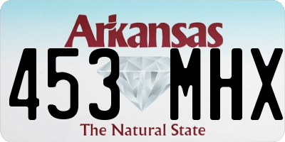 AR license plate 453MHX