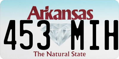 AR license plate 453MIH