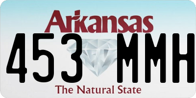 AR license plate 453MMH