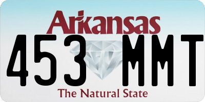 AR license plate 453MMT