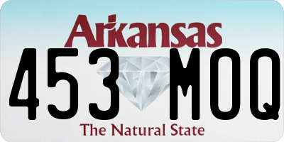 AR license plate 453MOQ