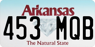 AR license plate 453MQB
