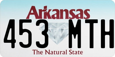 AR license plate 453MTH