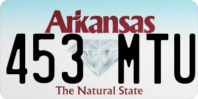 AR license plate 453MTU