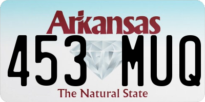 AR license plate 453MUQ