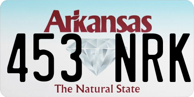 AR license plate 453NRK