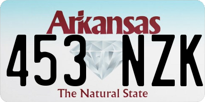 AR license plate 453NZK