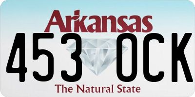 AR license plate 453OCK