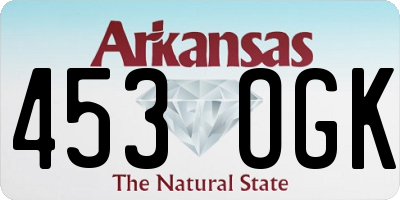 AR license plate 453OGK