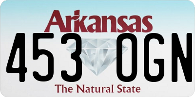 AR license plate 453OGN