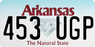AR license plate 453UGP