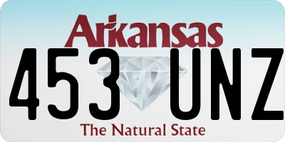 AR license plate 453UNZ