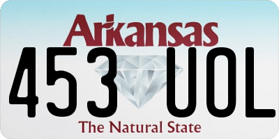 AR license plate 453UOL