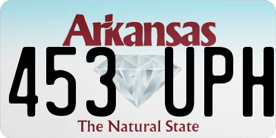 AR license plate 453UPH