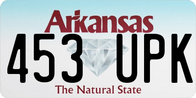 AR license plate 453UPK
