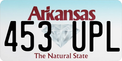 AR license plate 453UPL