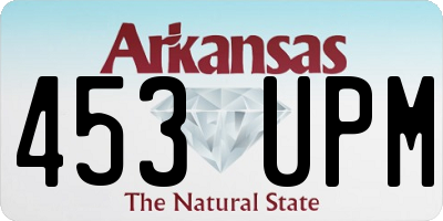 AR license plate 453UPM