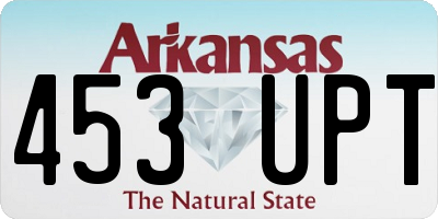 AR license plate 453UPT