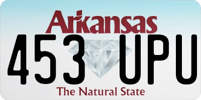AR license plate 453UPU
