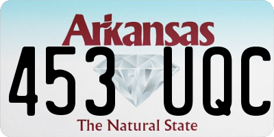 AR license plate 453UQC