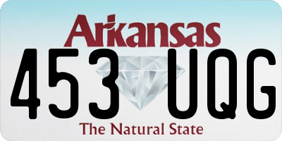 AR license plate 453UQG