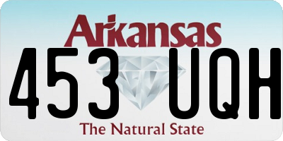 AR license plate 453UQH