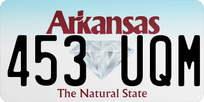 AR license plate 453UQM