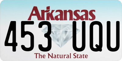 AR license plate 453UQU