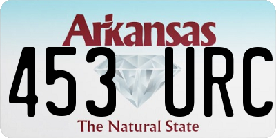 AR license plate 453URC