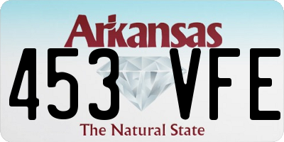 AR license plate 453VFE