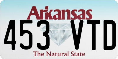 AR license plate 453VTD