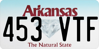 AR license plate 453VTF