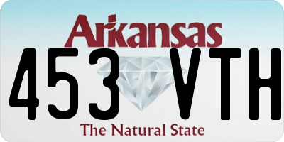 AR license plate 453VTH
