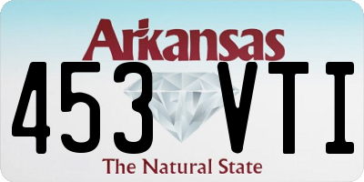 AR license plate 453VTI