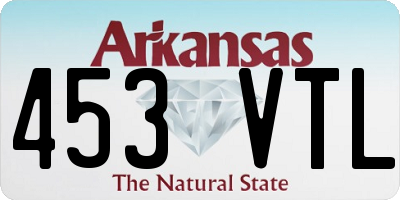 AR license plate 453VTL