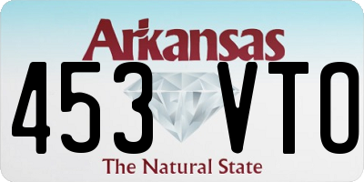 AR license plate 453VTO