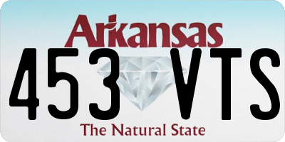 AR license plate 453VTS