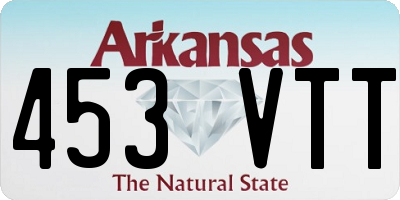 AR license plate 453VTT