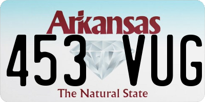 AR license plate 453VUG