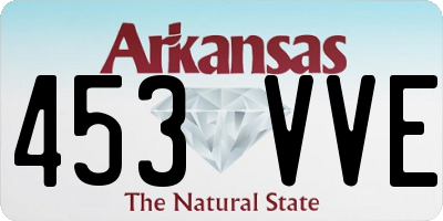 AR license plate 453VVE