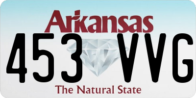 AR license plate 453VVG