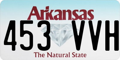 AR license plate 453VVH