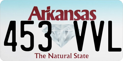 AR license plate 453VVL