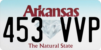 AR license plate 453VVP