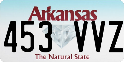 AR license plate 453VVZ