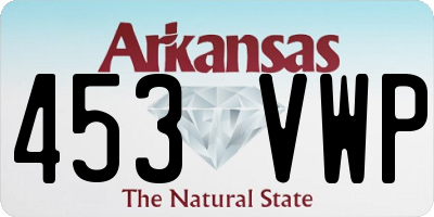 AR license plate 453VWP