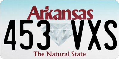 AR license plate 453VXS