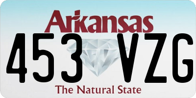 AR license plate 453VZG