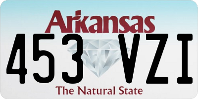 AR license plate 453VZI